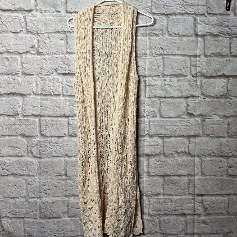Maurice's Vest Beige/Cream Womens Size Large